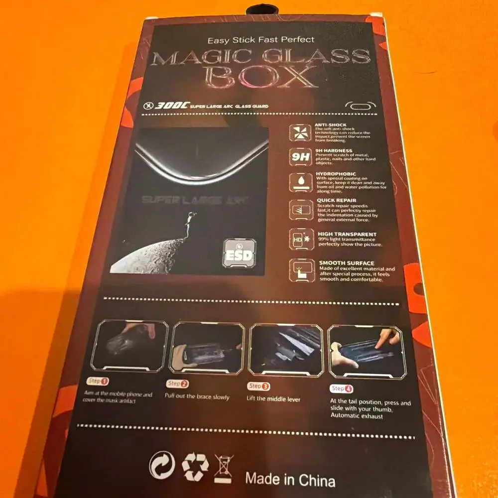 MAGIC Glass OG Privacy‎ Screen Protector Easy Installation Box 5 1/2